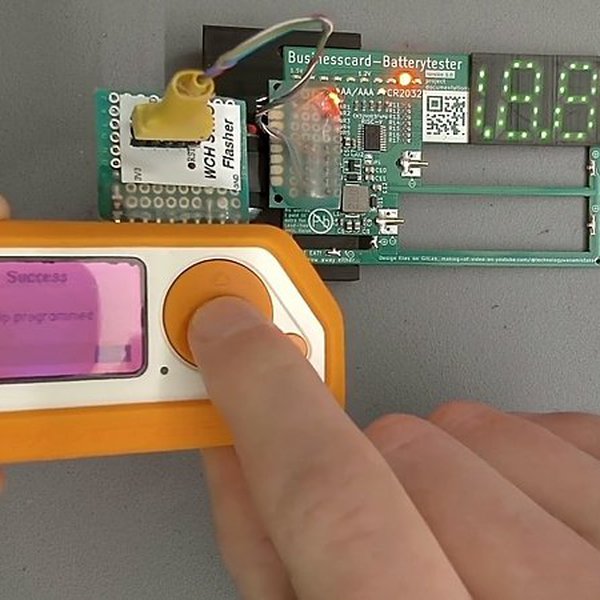 Businesscard-batterytester | Hackaday.io